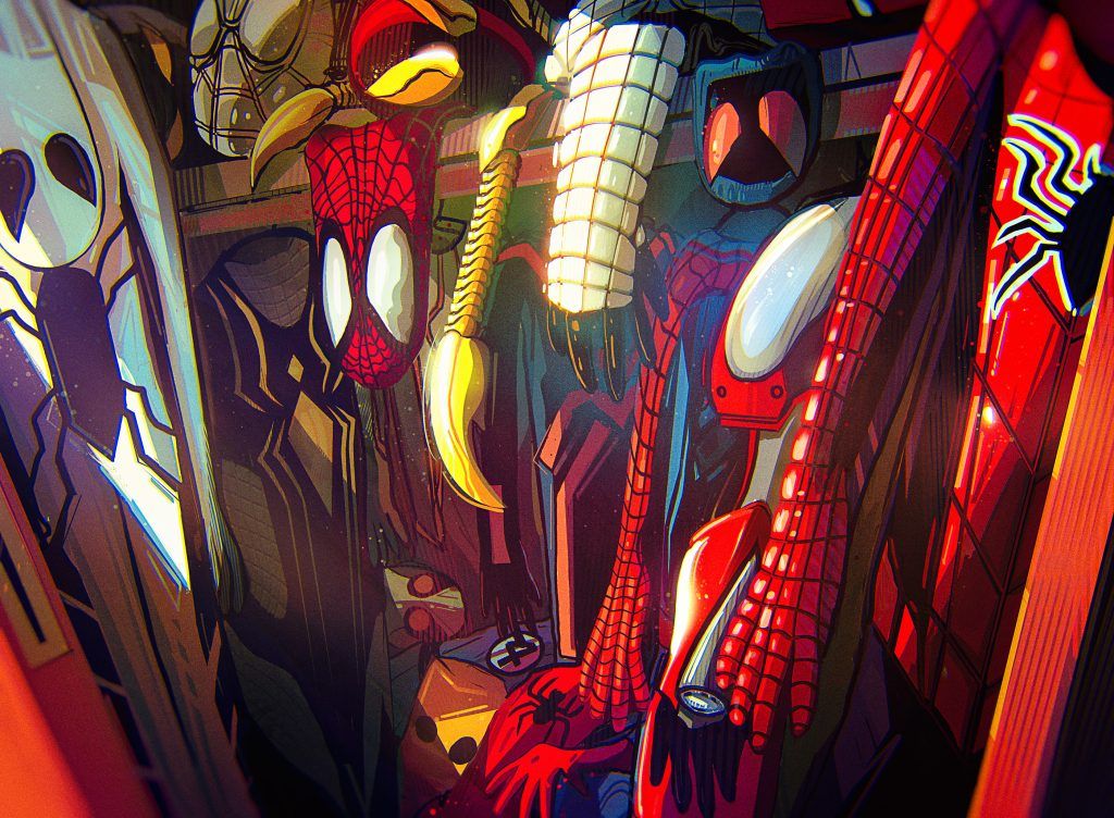 Costume Closet - Illustration by Bastien Grivet