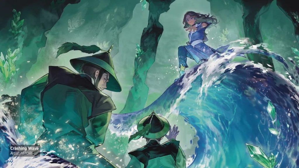 Crashing Wave - Illustration by Mitori
