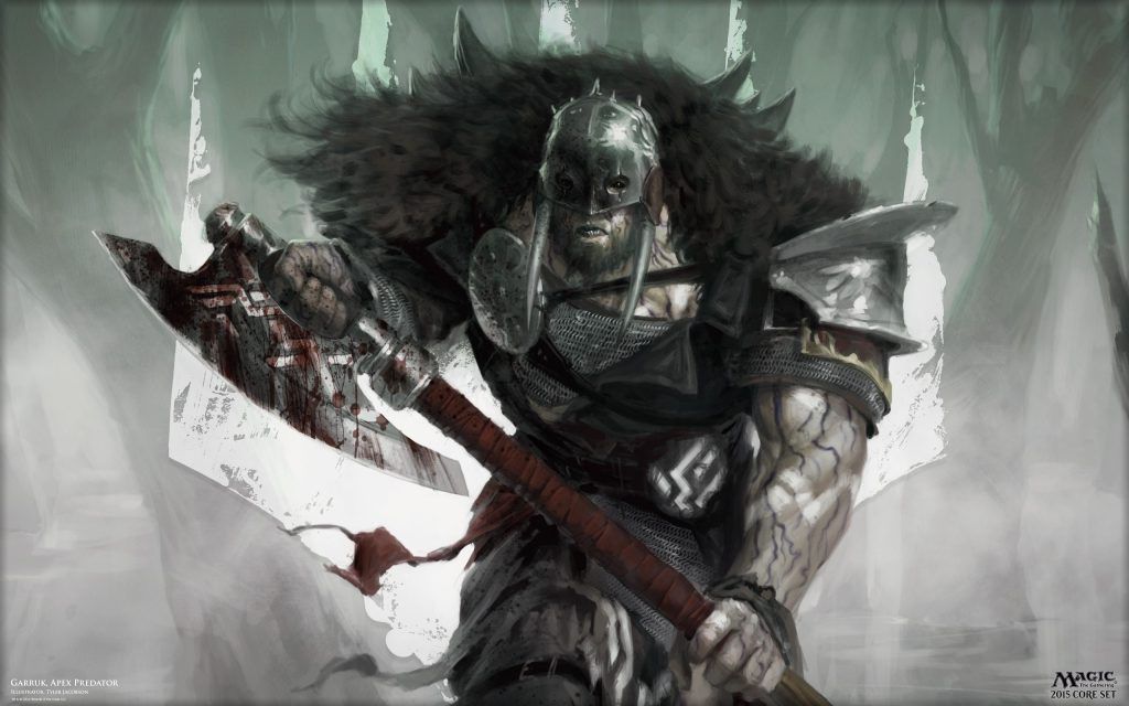 Garruk, Apex Predator - Illustration by Tyler Jacobson