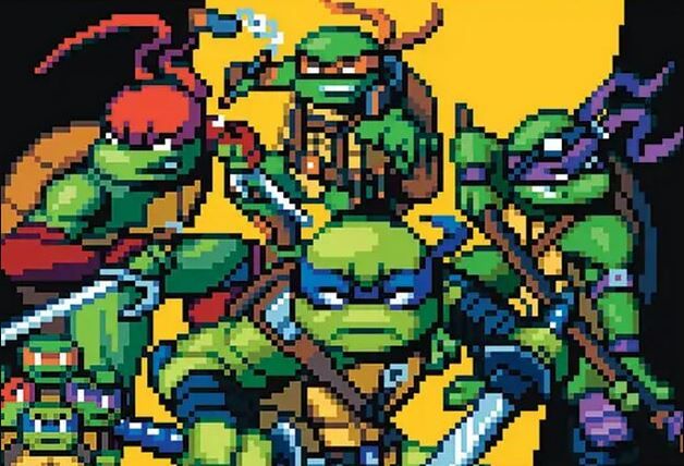 Heroes in a Half Shell - Illustration by Kirokaze