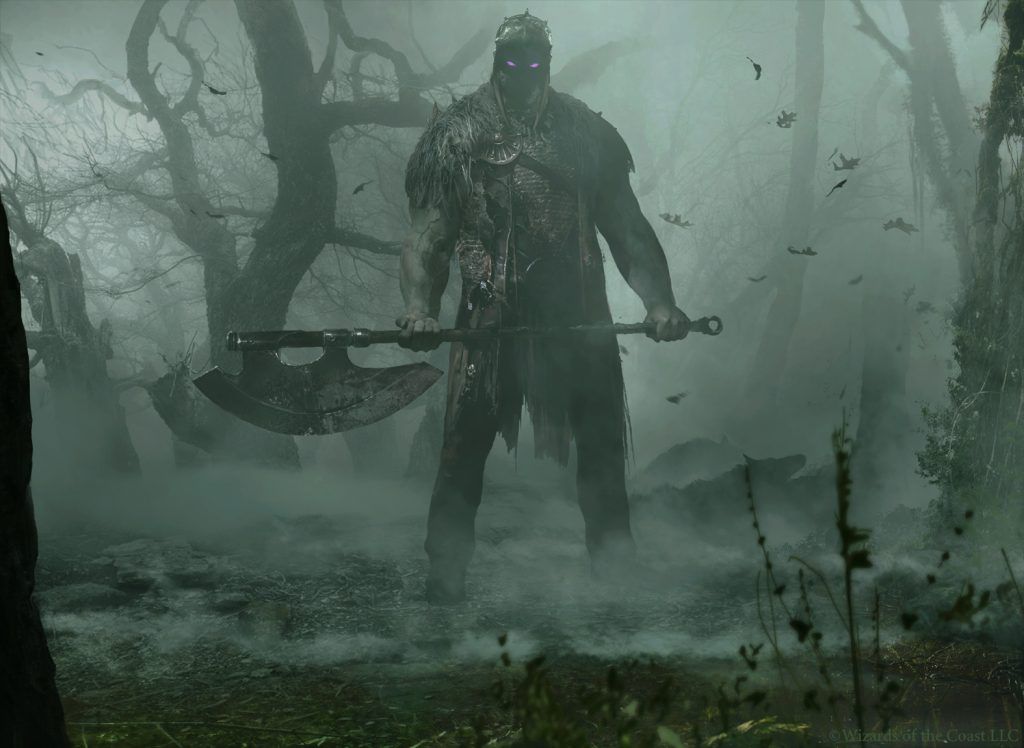 In Garruk's Wake - Illustration by Brad Rigney