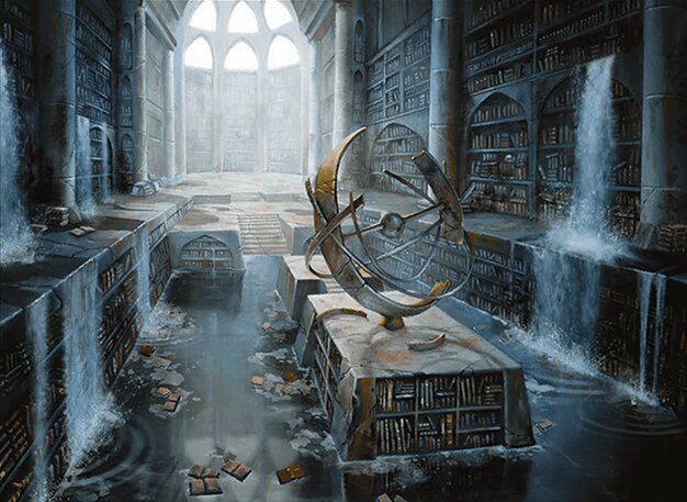 Inundated Archive - Illustration by Douglas Shuler