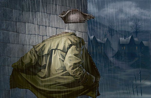 Invisible Stalker - Illustration by Bud Cook