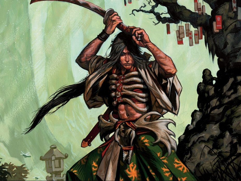 Isao, Enlightened Bushi - Illustration by Christopher Moeller