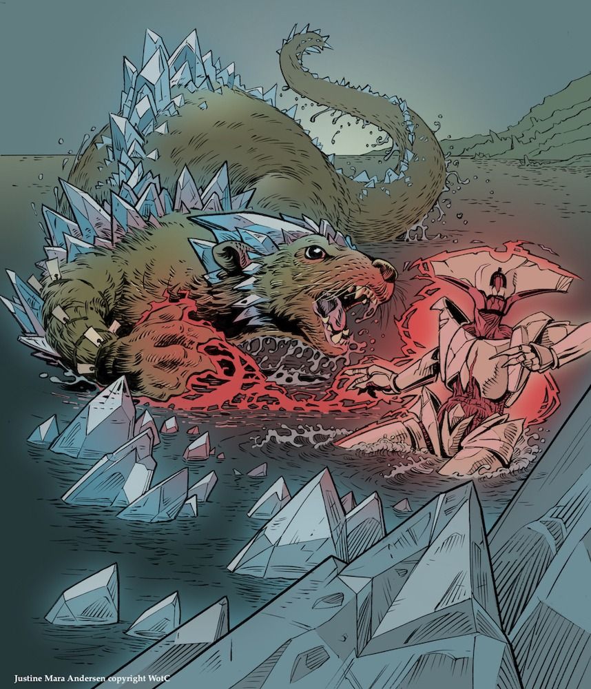 Lutri, the Spellchaser (Multiverse Legends) - art by Justine Mara Andersen