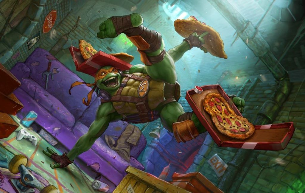 Michelangelo, the Heart - Illustration by Nestor Ossandon