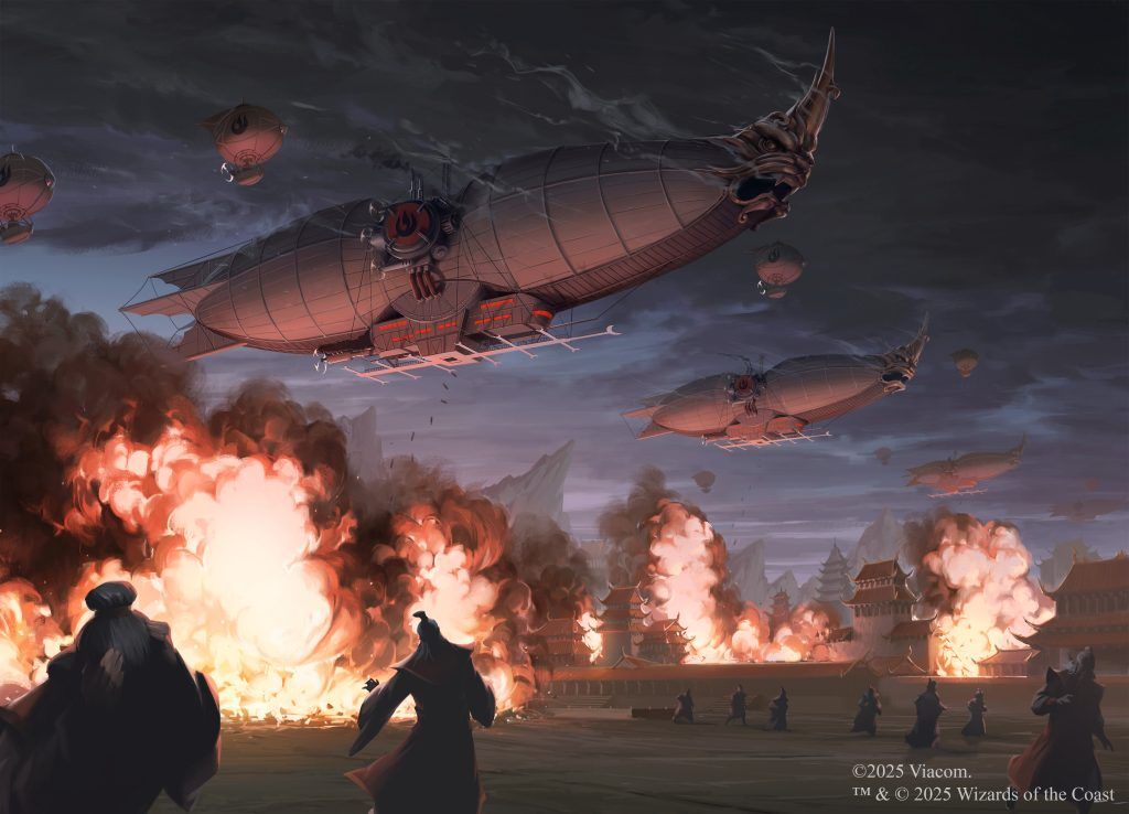 Phoenix Fleet Airship - Illustration by Thanh Tuan