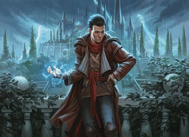 Ral, Monsoon Mage - Illustration by Dmitry Burmak