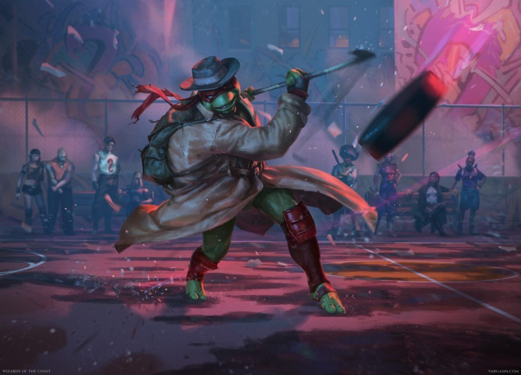 Raphael, Tag Team Tough - Illustration by Randy Vargas