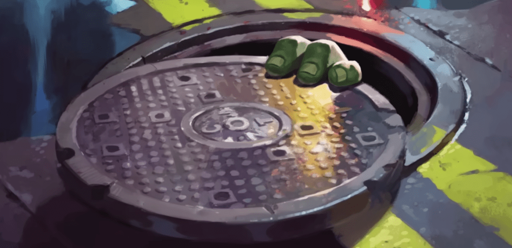 Return to the Sewers - Illustration by Miklós Ligeti