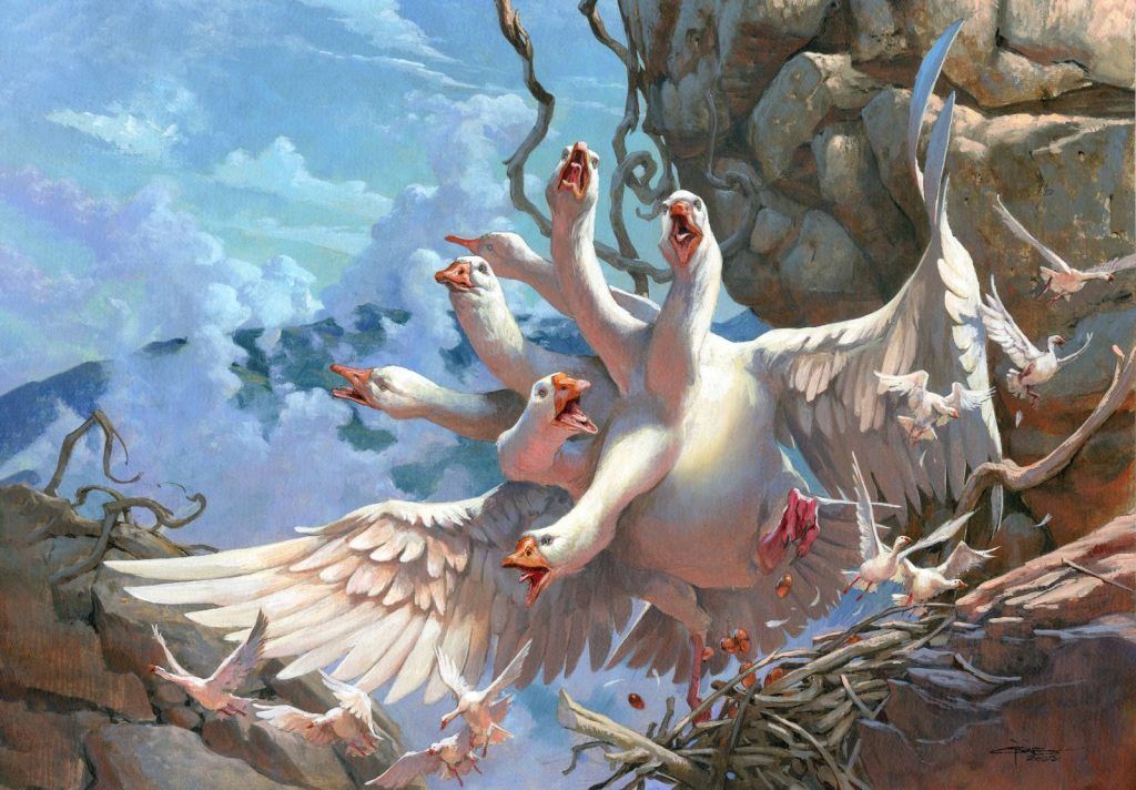 The Goose Mother - Illustration by Jesper Ejsing