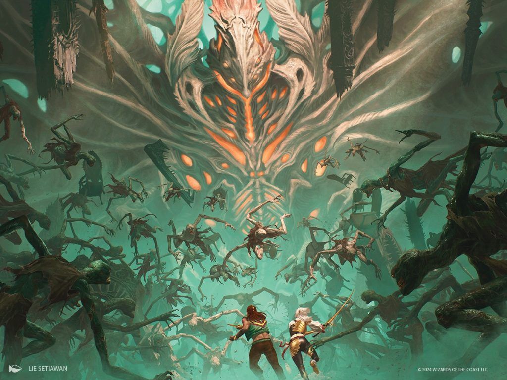 Valgavoth's Onslaught - Illustration by Lie Setiawan