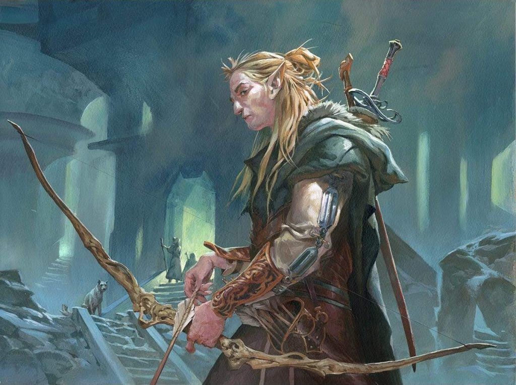 Varis, Silverymoon Ranger - Illustration by Jesper Ejsing