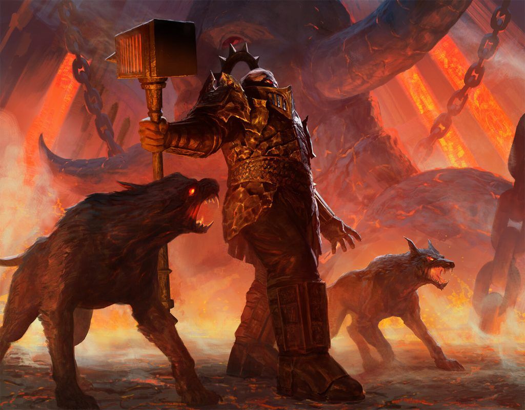 Zalto, Fire Giant Duke - Illustration by Zezhou Chen