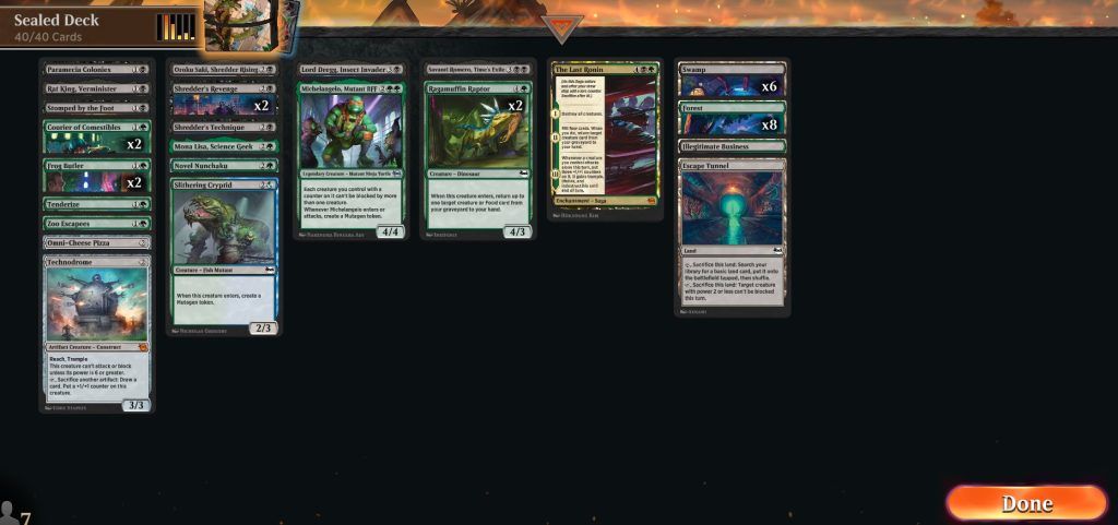 Teenage Mutant Ninja Turtles GB Trophy Deck