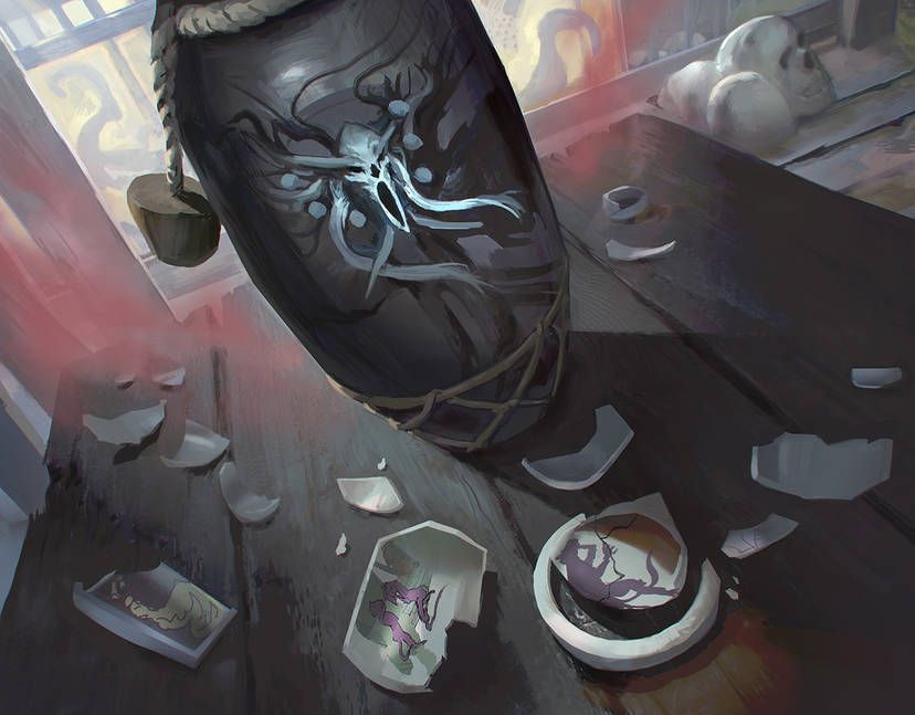 Echo of Death's Wail - Illustration by Robin Olausson