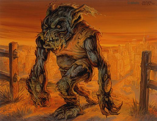 Festering Goblin - Illustration by Thomas M. Baxa