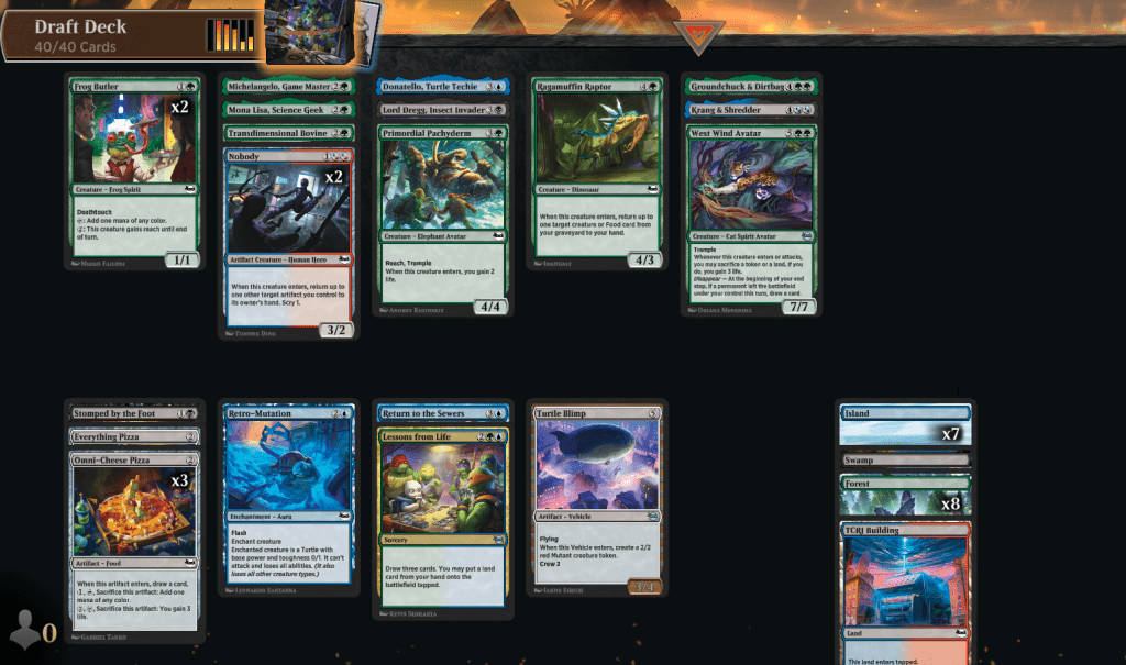 Teenage Mutant Ninja Turtles UG Deck