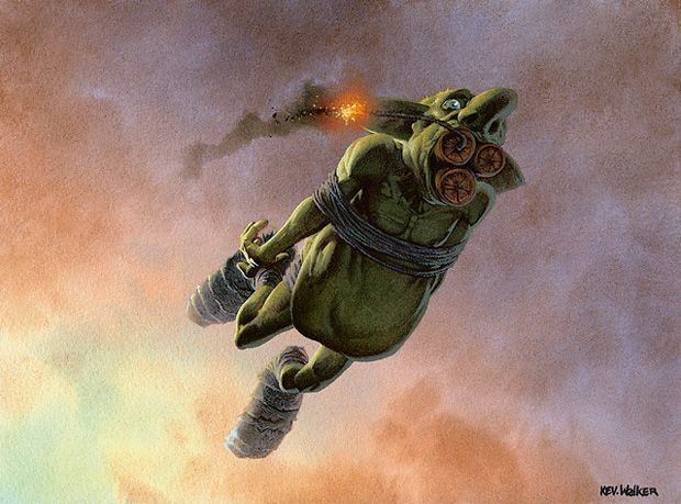 Goblin Grenade - Illustration by Kev Walker