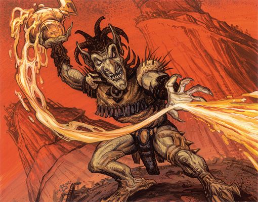 Krark-Clan Shaman - Illustration by Thomas M. Baxa