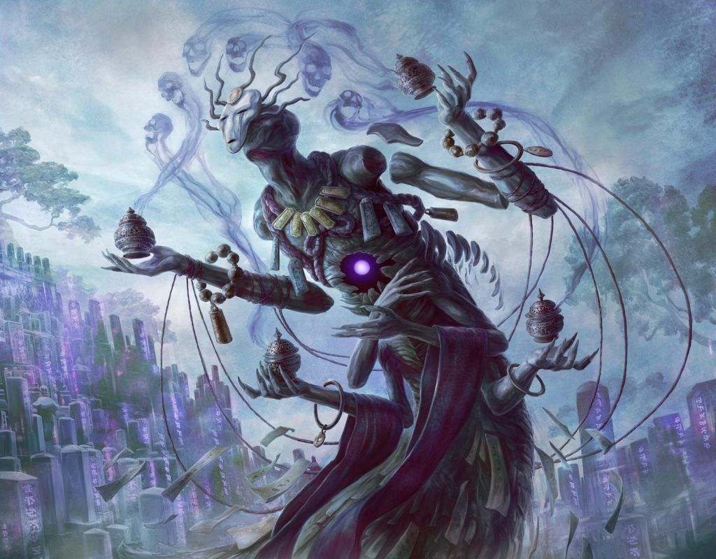 Myojin of Grim Betrayal - Illustration by Jason A. Engle