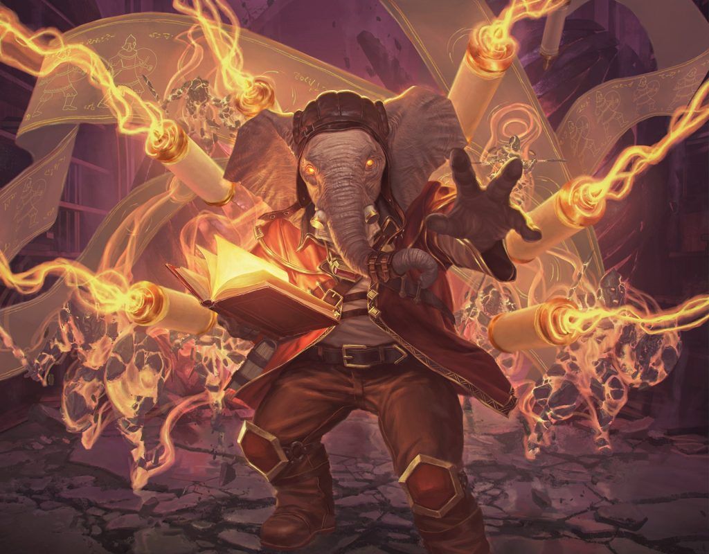 Quintorius, Loremaster (March of the Machine) - art by Lie Setiawan