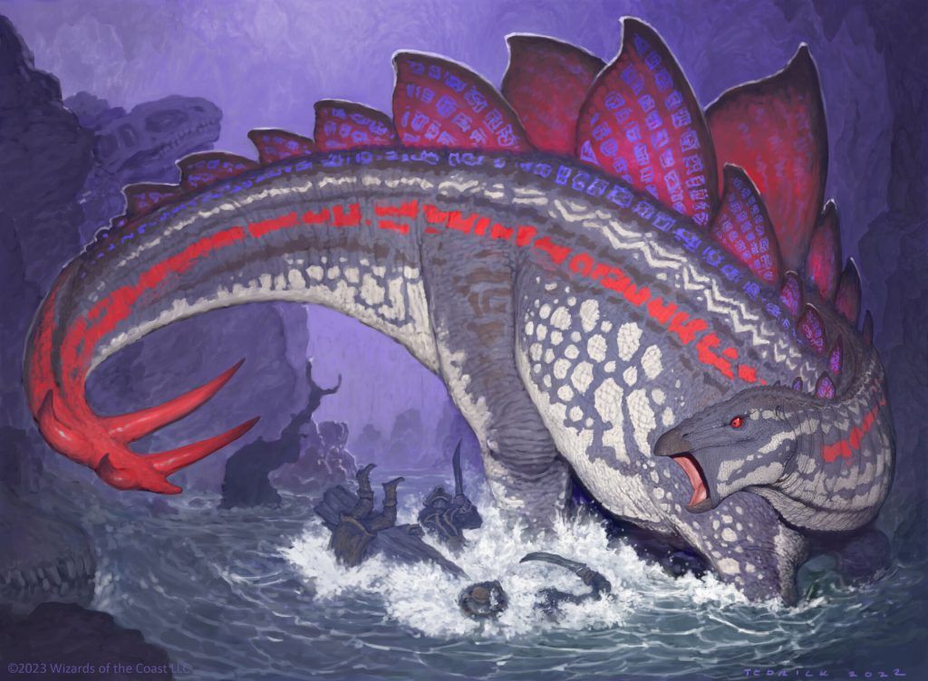 Rampaging Spiketail - Illustration by John Tedrick