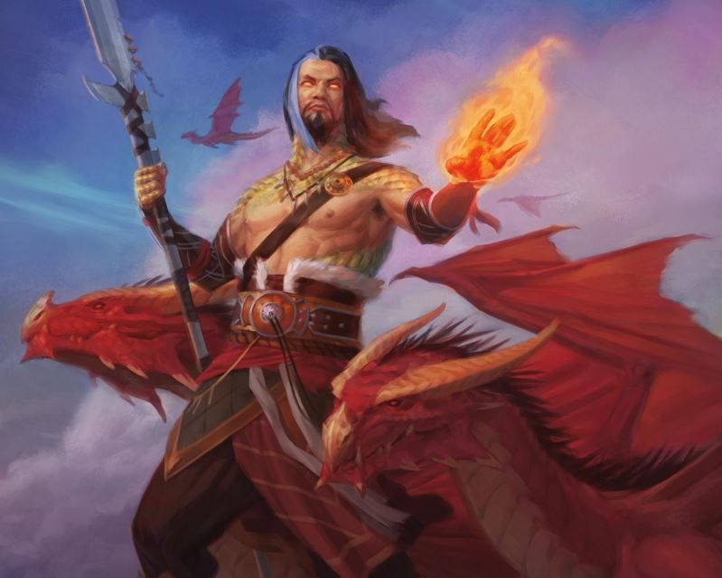 Sarkhan the Masterless - Illustration by Kieran Yanner