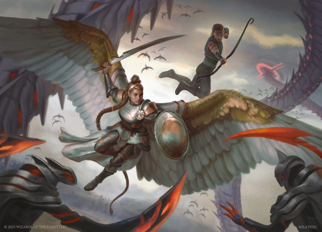 Shalai and Hallar - Illustration by Mila Pesic