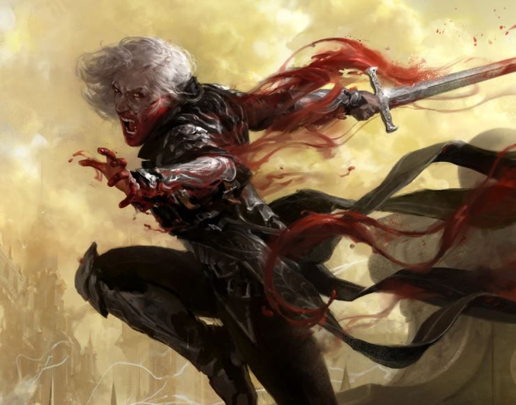 Sorin, Vengeful Bloodlord - Illustration by Tommy Arnold