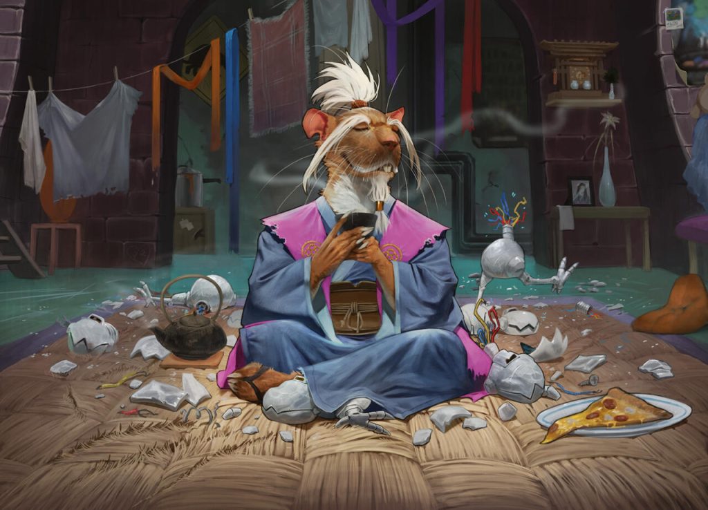 Splinter, Hamato Yoshi - Illustration by April Prime