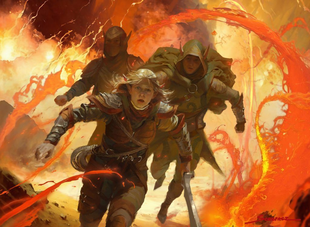 Sundering Eruption (Modern Horizons III) - art by Yohann Schepacz