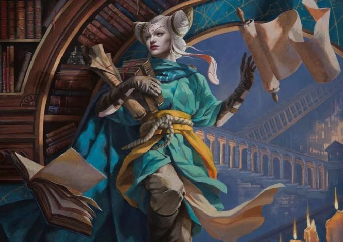 Tamiyo, Seasoned Scholar - Illustration by Magali Villeneuve