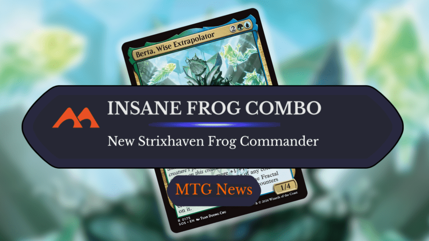 New Strixhaven Frog Druid is a Top Tier Combo Commander