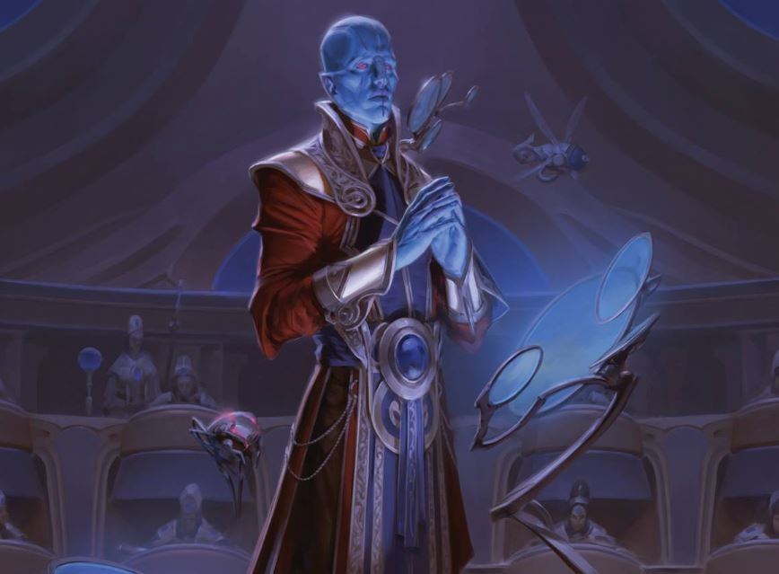 Dovin, Grand Arbiter - Illustration by Kieran Yanner