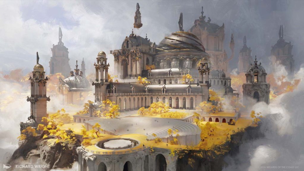 Forum of Amity - Illustration by Richard Wright