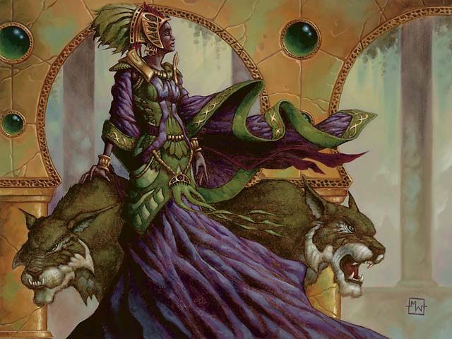 Jolrael, Empress of Beasts - Illustration by Matthew D. Wilson