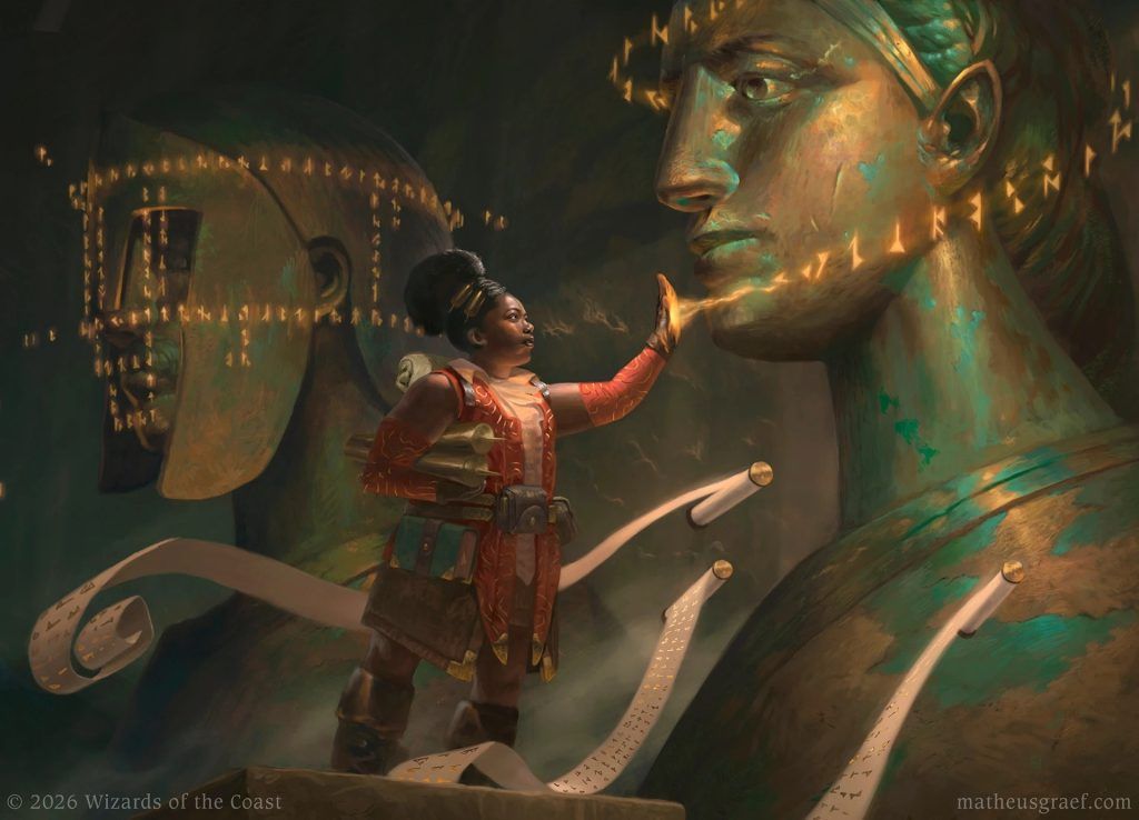 Lorehold Archivist - Illustration by Matheus Graef