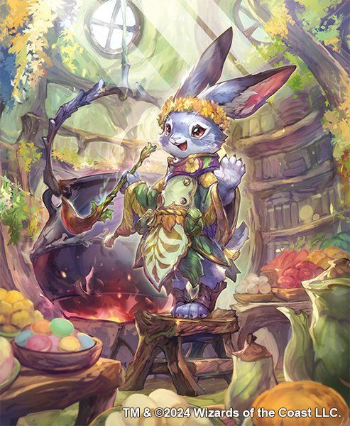 Ms. Bumbleflower (Bloomburrow Commander Decks) - art by KIYA