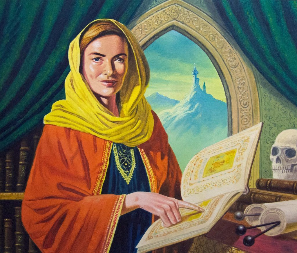 Mystical Tutor - Illustration by David O'Connor