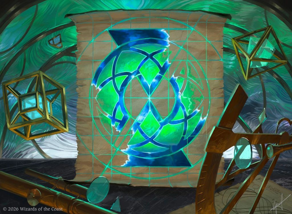 Quandrix Charm - Illustration by Matheus Graef