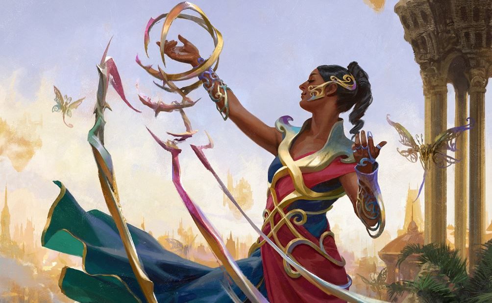 Saheeli, Sublime Artificer - Illustration by Wesley Burt