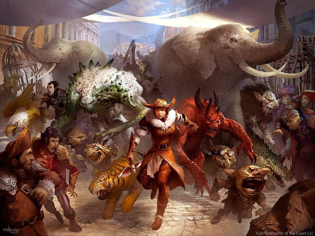 Selvala's Stampede - Illustration by Svetlin Velinov