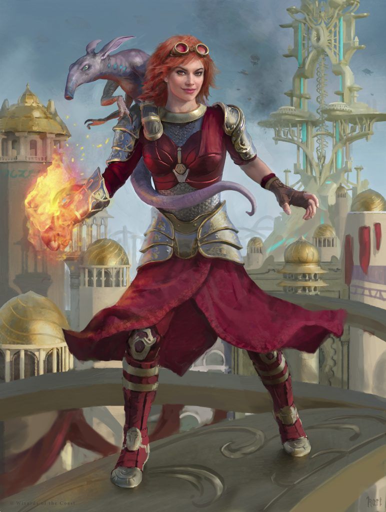 Chandra, Gremlin Wrangler - Illustration by Kรคri Christensen