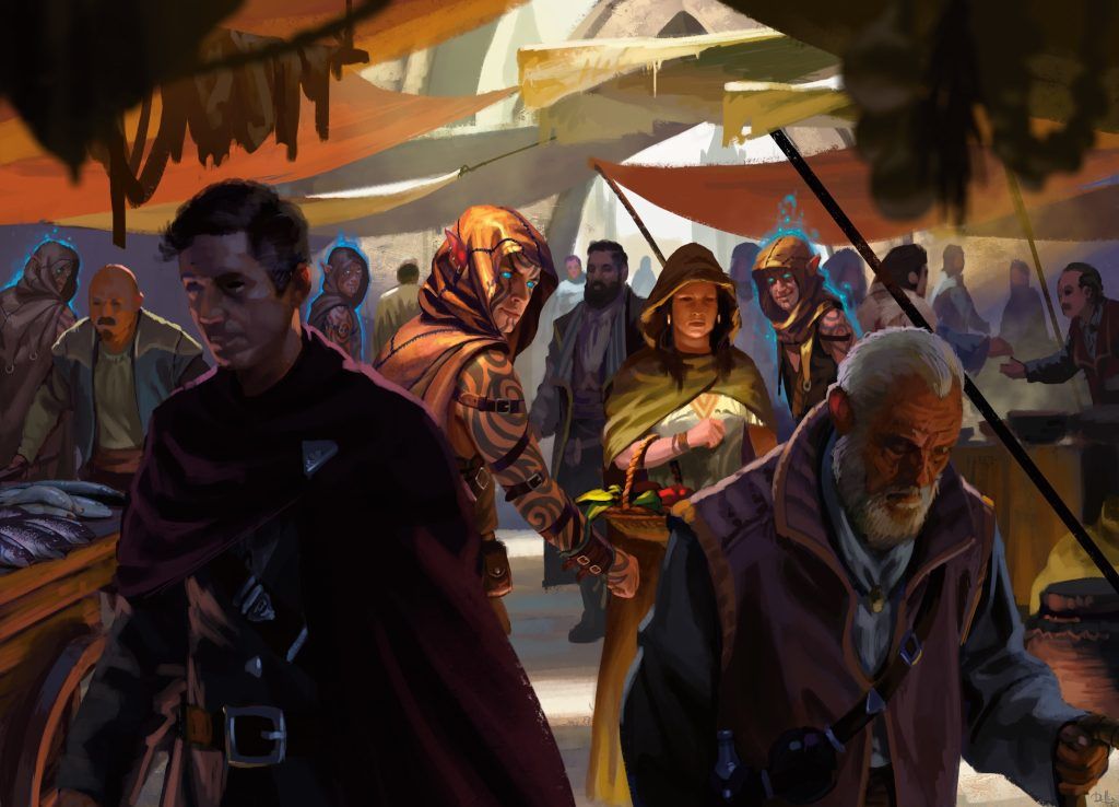 Doppelgang - Illustration by Chris Rallis