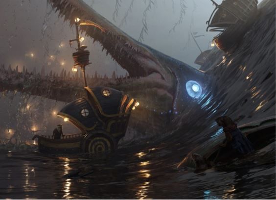 Eluge, the Shoreless Sea - Illustration by Chase Stone