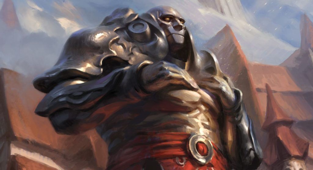 Karn, Scion of Urza - Illustration by Adam Paquette