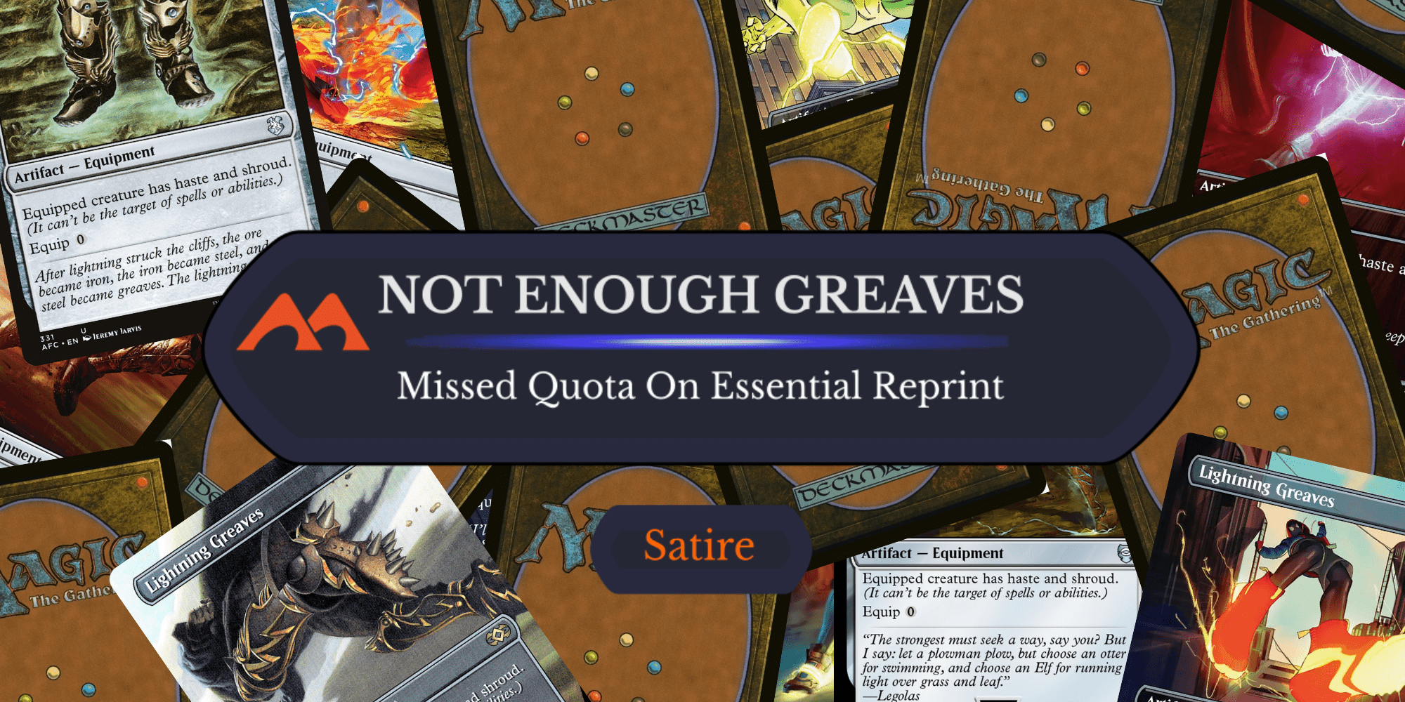 WotC Falls Short of Required Lightning Greaves Reprints for Financial Quarter