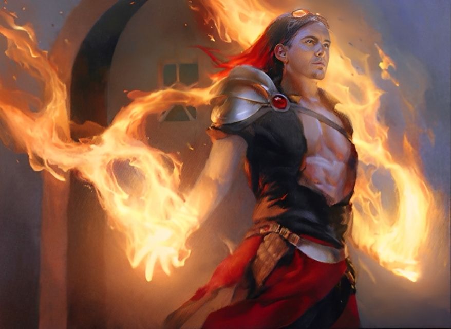 Seasoned Pyromancer - Illustration by Cynthia Sheppard
