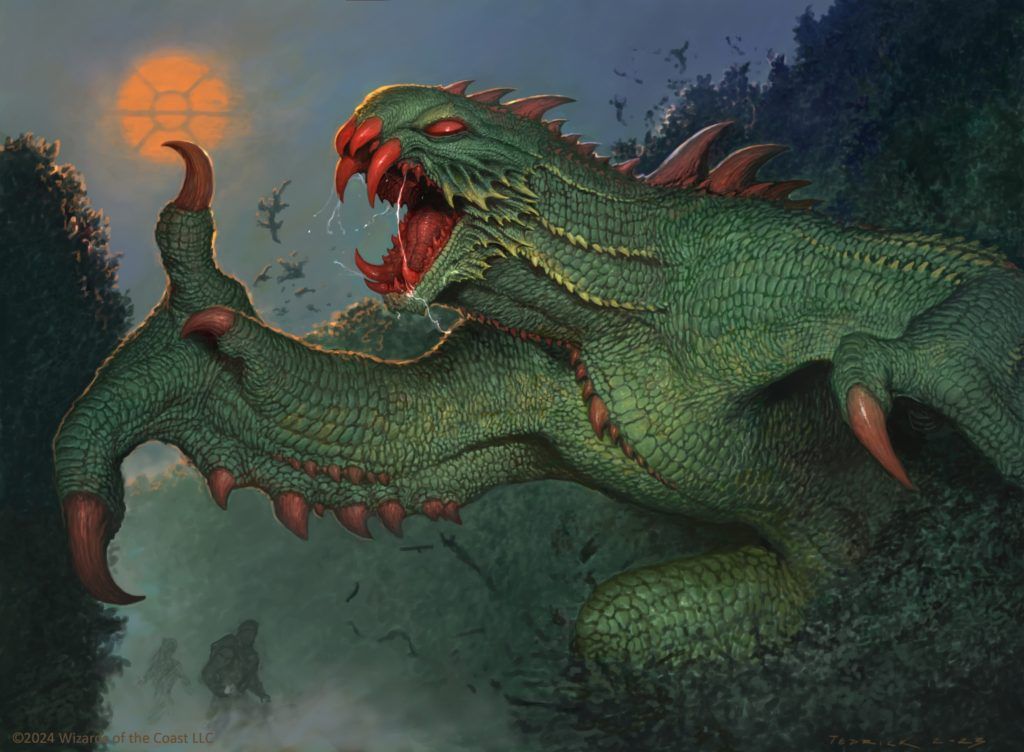 Slavering Branchsnapper - Illustration by John Tedrick